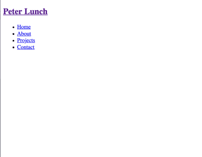 unstyled navbar