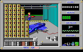 Screenshot from the original duke nukem game